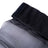Black and gray sheer fabric draped elegantly #whtbkgd
