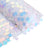 Iridescent sequin fabric roll with shimmering circular sequins
