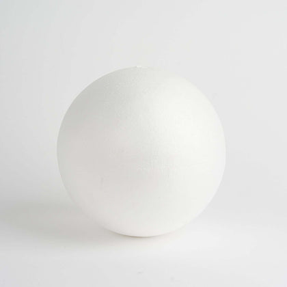 6 Pack White StyroFoam Foam Balls For Arts, Crafts and DIY 6"
