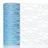 Blue lace ribbon roll against a plain white backdrop #whtbkgd