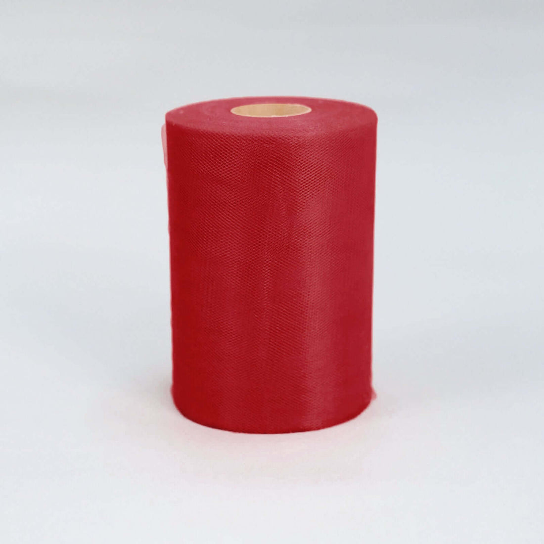 Red fabric roll for crafts and sewing projects