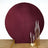 Burgundy sequin backdrop with gold candle holders for events