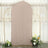 Neutral fabric backdrop with floral accents for photography
