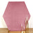 Hexagonal pink backdrop with gold candle holders and candles