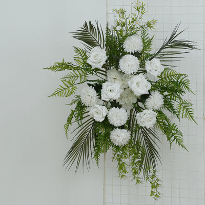 Artificial wedding arch flowers for floral wedding altar backdrop