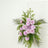 Purple roses and chrysanthemums with greenery arrangement