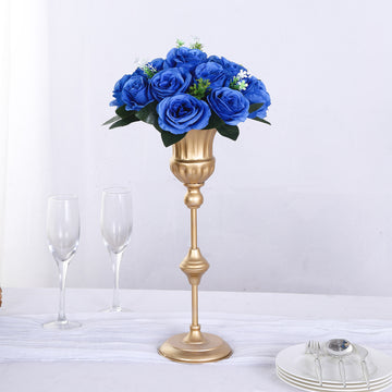 Unleash Your Creativity with Royal Blue Artificial Flower Ball Bouquets