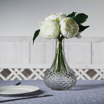 Elegant Cream Peony Bouquet for Stunning Event Decor