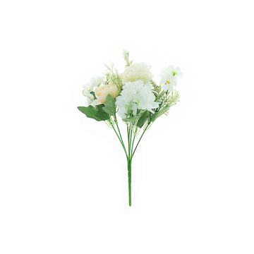 Elevate Your Home Decor with Ivory Artificial Silk Peony Flowers