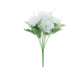 Add Elegance to Your Wedding Decor with White Silk Peony Flowers