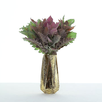 Add Natural Elegance to Your Décor with the Artificial Dusty Miller Leaf Indoor Plant Bush