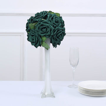 Create a Timeless and Beautiful Display with Hunter Emerald Green Foam Flowers