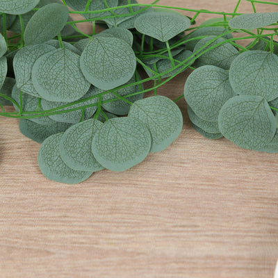 Artificial eucalyptus leaves garland for home decor
