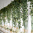 Artificial greenery garland for elegant event decor.