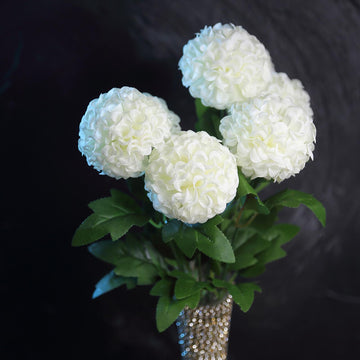 Create a Timeless Atmosphere with Ivory Artificial Flowers