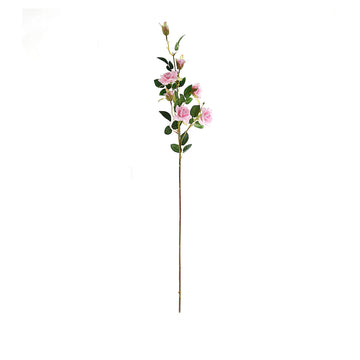 Create Unforgettable Moments with Pink Artificial Silk Rose Flower Bouquet Bushes