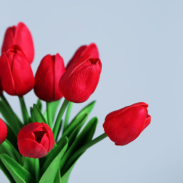 Versatile and Lifelike Foam Tulip Flowers