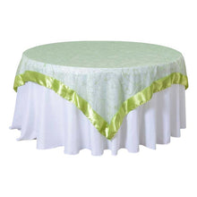 Apple Green Embroidered Overlay 85"x85"