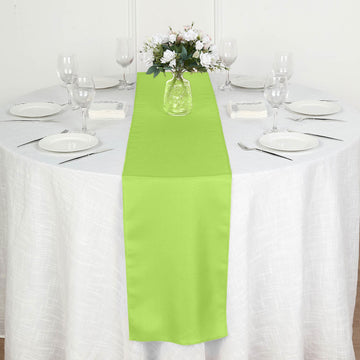 Unleash Your Creativity with the Versatile Apple Green Polyester Table Runner
