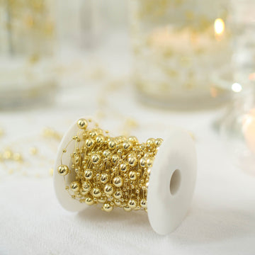 Create a Luxurious Atmosphere with Faux Pearl String Beads