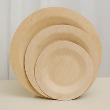 10 Pack Eco Friendly Bamboo Round Salad Dessert Plates 7 Inch Disposable