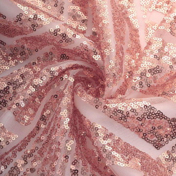 Create a Memorable Event with the Rose Gold Geometric Diamond Glitz Sequin Backdrop Curtain