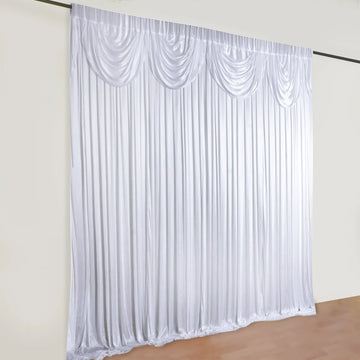 Glossy Drapery Panel Party Photo Background