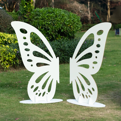 Decorative butterfly cutout for gardens or events