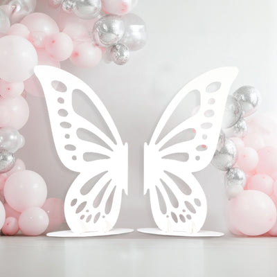 White butterfly cutout decoration for events and parties