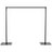 Adjustable black backdrop stand with base plates and crossbar