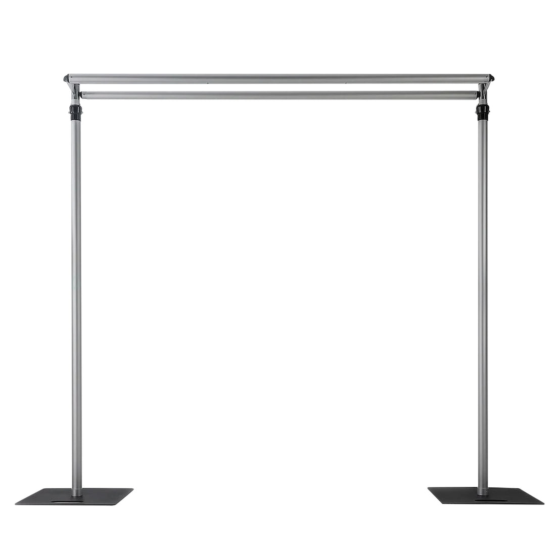 Adjustable aluminum backdrop stand for photography and events