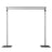 Adjustable aluminum backdrop stand for photography and events