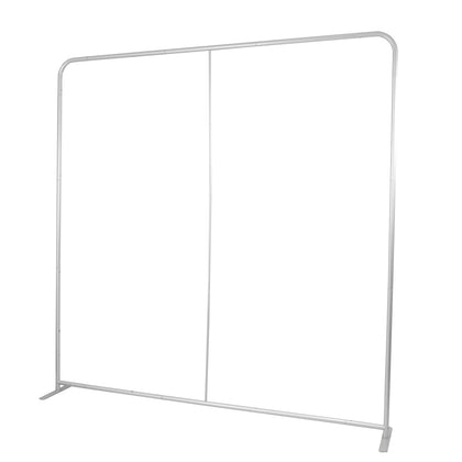 Aluminum Pillowcase Backdrop Stand 8ft x 8ft – Portable Rounded Corner Display Frame for Photo Booths & Trade Shows