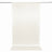 Cream sheer curtain panel hanging on a rod, minimalist window treatment