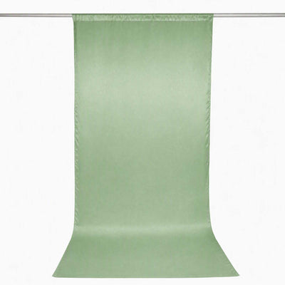 Light green seamless fabric photography backdrop with hanging rod