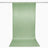 Light green seamless fabric photography backdrop with hanging rod