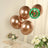 Biodegradable eco-friendly rose gold balloons for celebrations.
