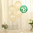Biodegradable eco-friendly balloons in a soft cream color.