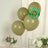 Biodegradable eco-friendly balloons in a soft green color.