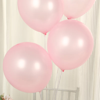Pink balloons on transparent backdrop for celebrations
