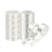 Clear adhesive dot stickers in rolls for crafting and labeling