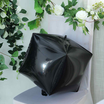 Black Cube Mylar Latex Free Balloons: Add Elegance and Fun to Your Events