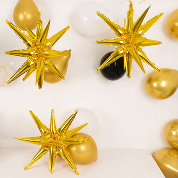 Make Your Celebration Shine with Metallic Gold Star Balloons