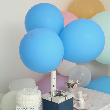 Elevate Your Celebration with Pastel Blue Latex Balloons