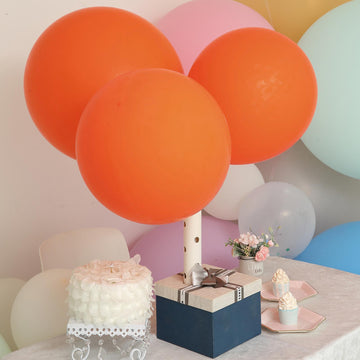 Matte Pastel Orange Party Balloons for Stunning Event Decor