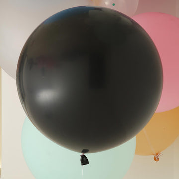 Unleash Your Creativity with Large Matte Black Balloons
