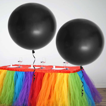 Elegant Matte Black Balloons for Stunning Event Decor
