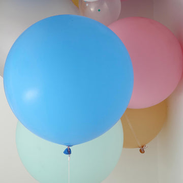 Add a Pop of Color to Your Event with Large Matte Pastel Blue Balloons