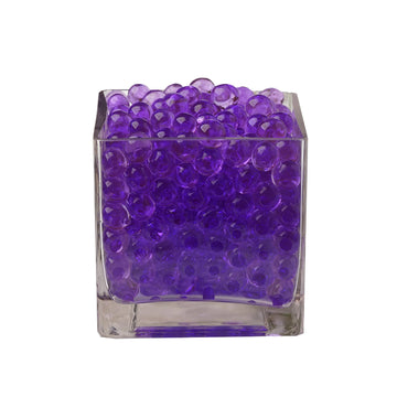 Create Unforgettable Event Decor with Purple Jelly Ball Water Bead Vase Fillers