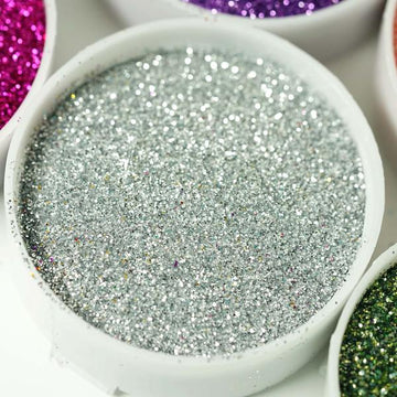 Sparkling Silver Glitter for Stunning DIY Arts and Crafts